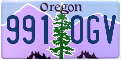 OR license plate 991OGV