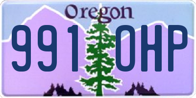 OR license plate 991OHP