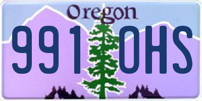 OR license plate 991OHS