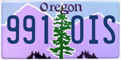 OR license plate 991OIS