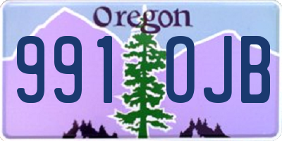 OR license plate 991OJB