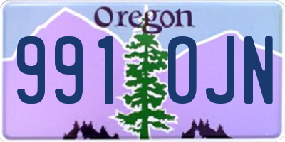 OR license plate 991OJN