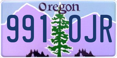 OR license plate 991OJR