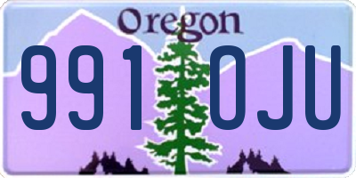 OR license plate 991OJU