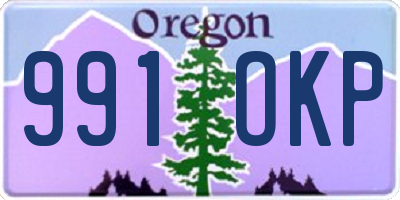 OR license plate 991OKP