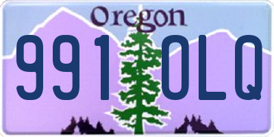 OR license plate 991OLQ