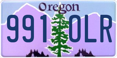 OR license plate 991OLR