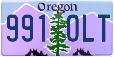 OR license plate 991OLT