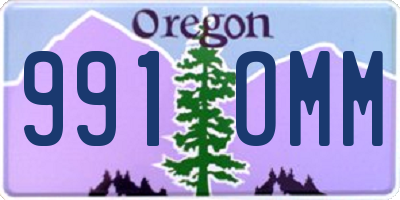 OR license plate 991OMM