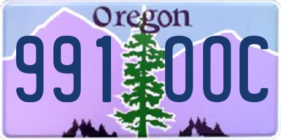 OR license plate 991OOC