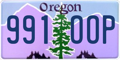 OR license plate 991OOP