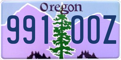 OR license plate 991OOZ