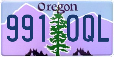 OR license plate 991OQL