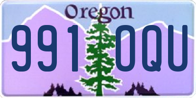 OR license plate 991OQU