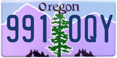 OR license plate 991OQY