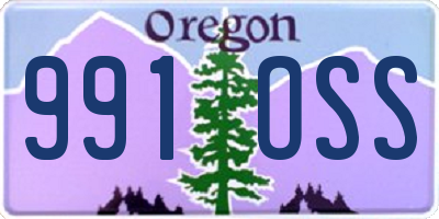 OR license plate 991OSS