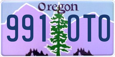 OR license plate 991OTO