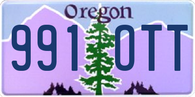 OR license plate 991OTT