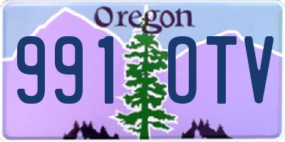 OR license plate 991OTV