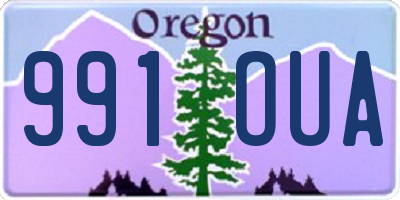 OR license plate 991OUA