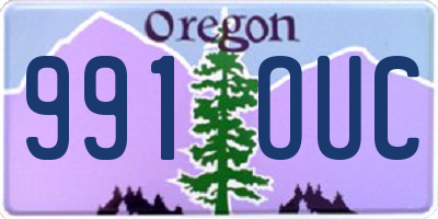 OR license plate 991OUC