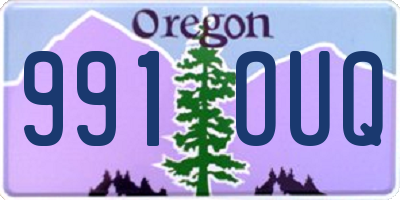 OR license plate 991OUQ