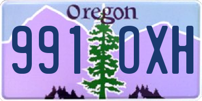 OR license plate 991OXH