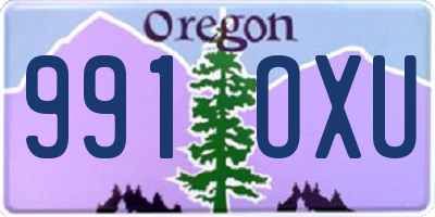 OR license plate 991OXU