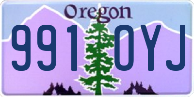 OR license plate 991OYJ