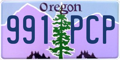 OR license plate 991PCP