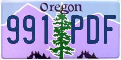 OR license plate 991PDF