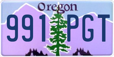 OR license plate 991PGT