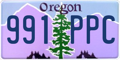 OR license plate 991PPC