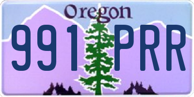 OR license plate 991PRR