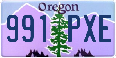 OR license plate 991PXE