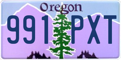 OR license plate 991PXT