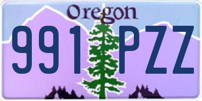 OR license plate 991PZZ