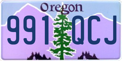 OR license plate 991QCJ