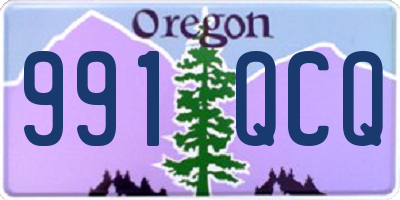 OR license plate 991QCQ