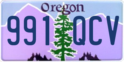 OR license plate 991QCV