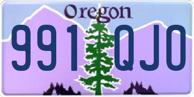 OR license plate 991QJO