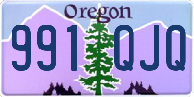 OR license plate 991QJQ