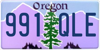 OR license plate 991QLE