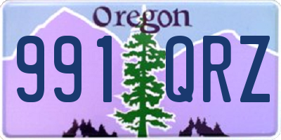 OR license plate 991QRZ