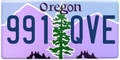 OR license plate 991QVE