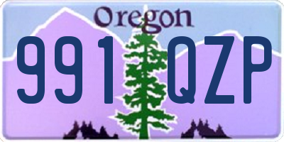 OR license plate 991QZP