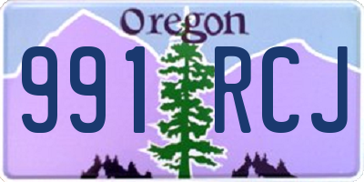 OR license plate 991RCJ
