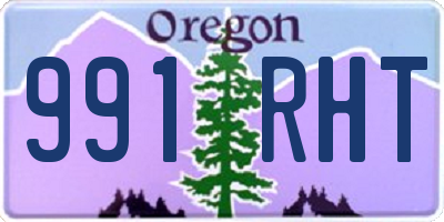 OR license plate 991RHT