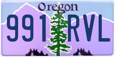 OR license plate 991RVL
