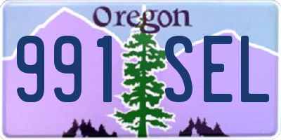 OR license plate 991SEL